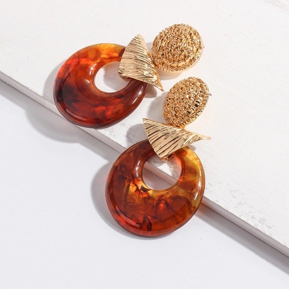 ✨🍁Fall in love Anthropologie Earrings 🌟🍁 - Picture 2 of 8